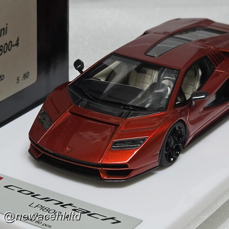 Lamborghini Countach LPI800-4 2022 Arancio Bruciato # Make Up 1/43