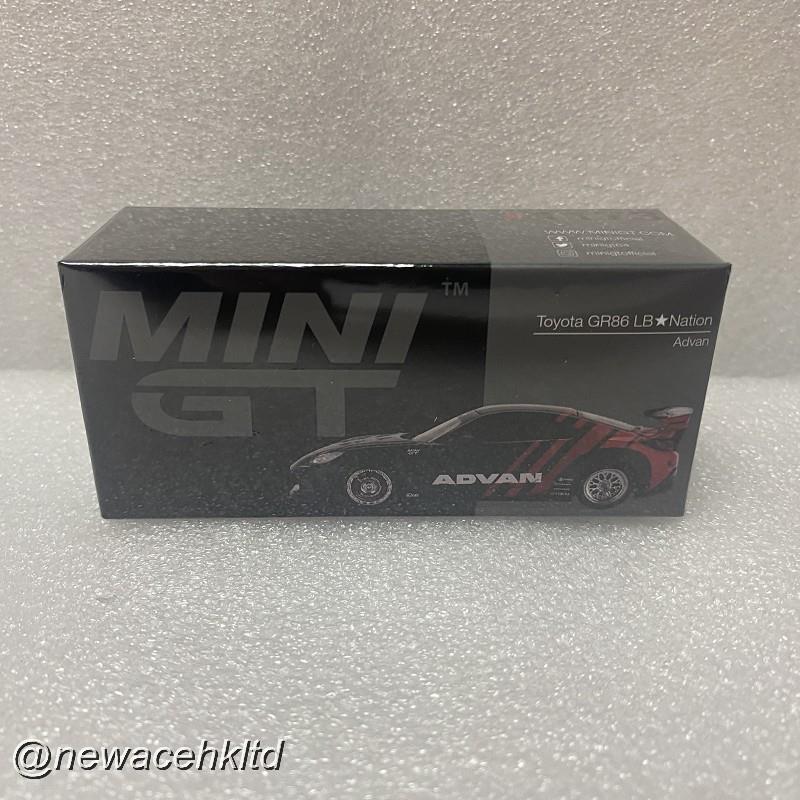 1/64 Mini GT Toyota GR86 LB-Nation Advan [MGT01173-R]
