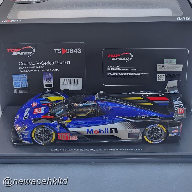 1/18 Top Speed Cadillac V-Series.R #101 Wayne Taylor Racing Le Mans 24 Hrs (2025) [TS0643]