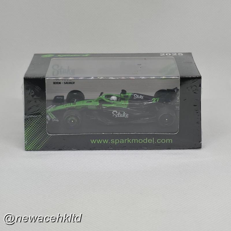 1/64 Spark Models Kick Sauber C45 #27 Stake F1 3rd British GP - Nico Hulkenberg (2025) [Y426]