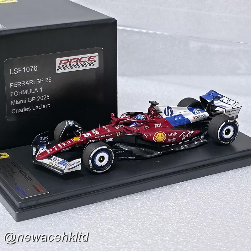1/43 Looksmart Ferrari SF-25 Miami GP - Charles Leclerc (2025) [LSF1076]