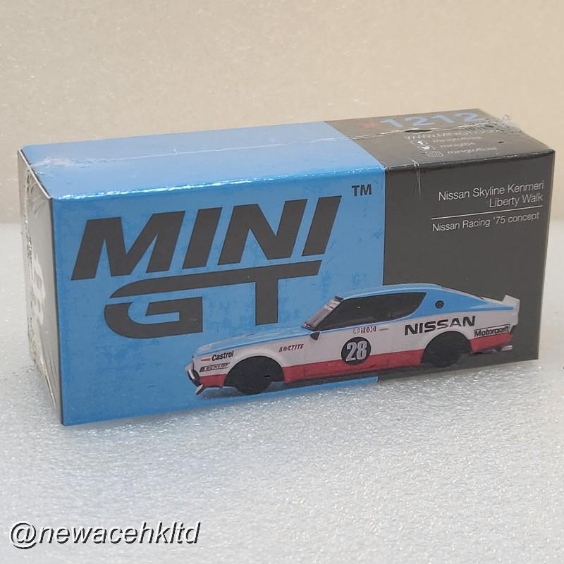 1/64 Mini GT Nissan Skyline Kenmeri Liberty Walk Nissan Racing '75 Concept [MGT01212-R]