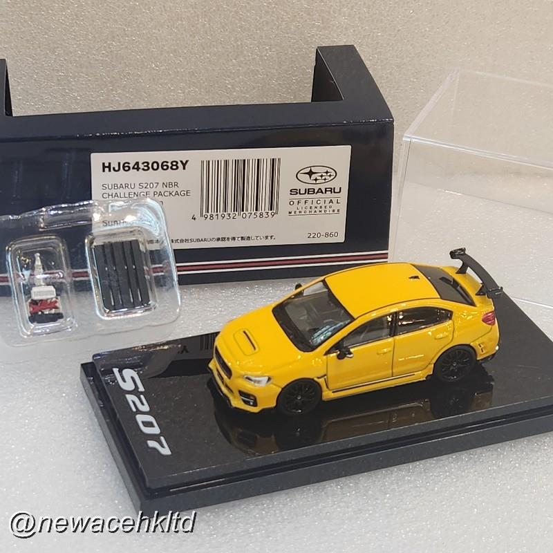 1/64 Hobby Japan Subaru WRX STI S207 NBR Challenge Package - Yellow Edition [HJ643068Y]