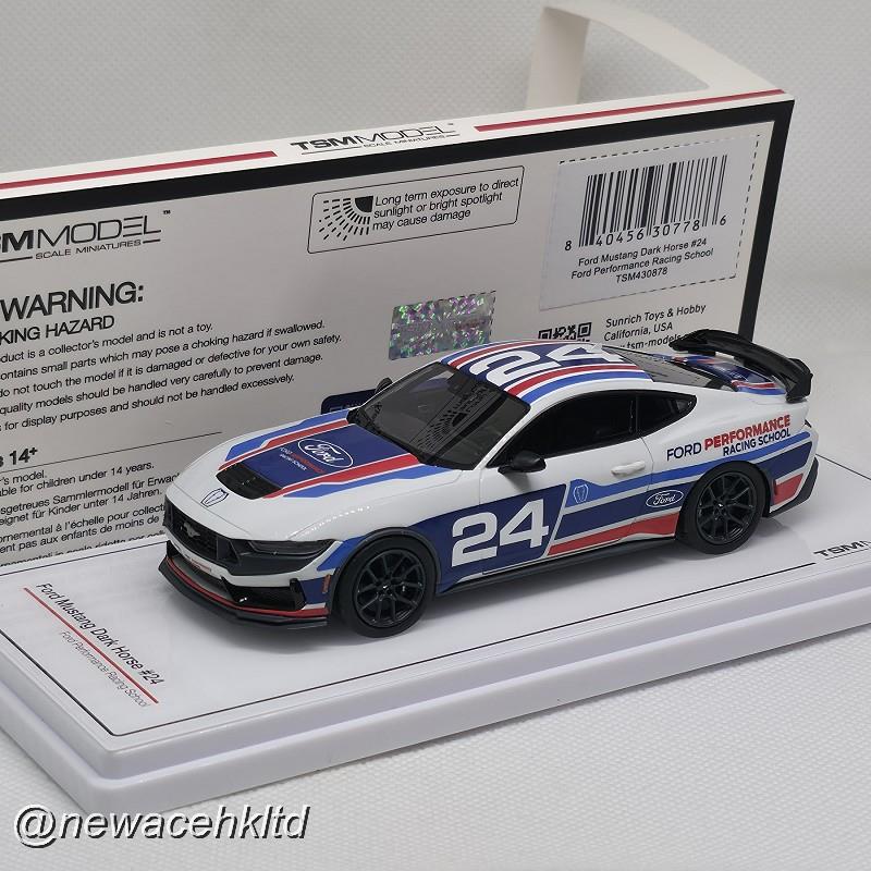 1/43 TSM Model Ford Mustang Dark Horse #24 Ford Performance Racing School [TSM430878]
