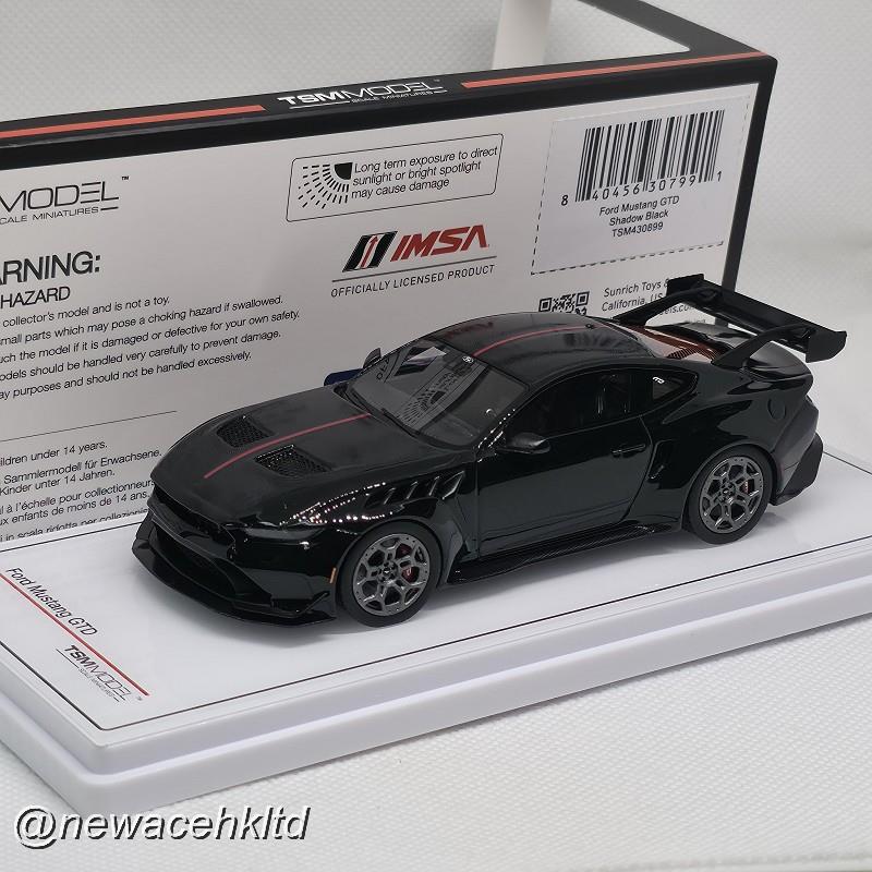 1/43 TSM Model Ford Mustang GTD - Shadow Black [TSM430899]
