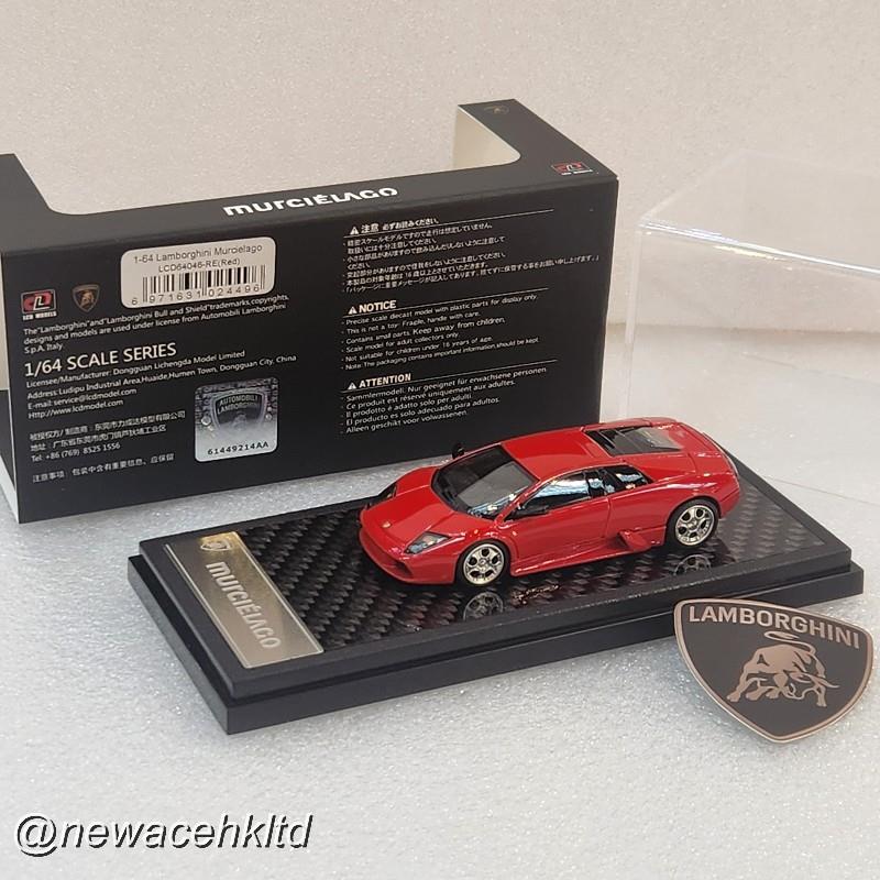 1/64 LCD Models Lamborghini Murci?lago - Red [LCD64046-RE]