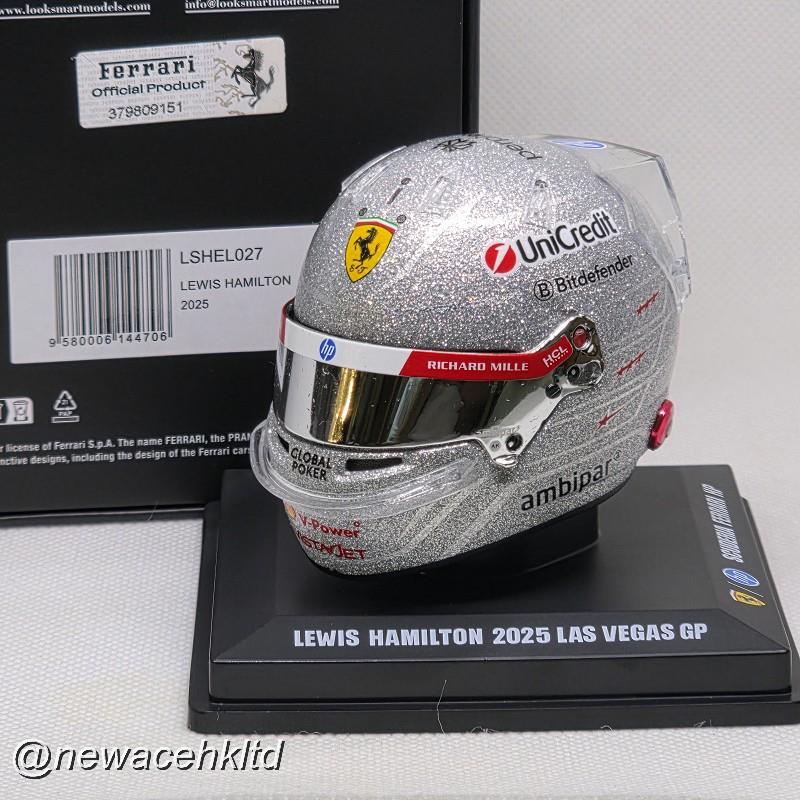 1/5 Looksmart Lewis Hamilton Scuderia Ferrari Replica Helmet Las Vegas GP (2025) [LSHEL027]