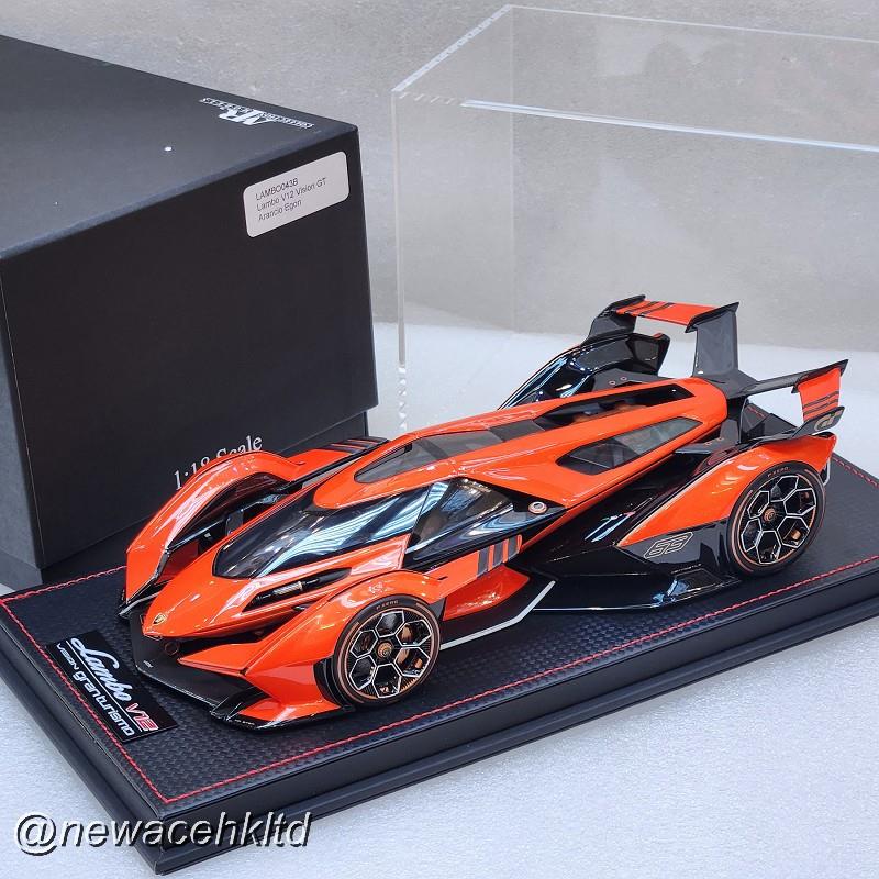 1/18 MR Collection Lamborghini V12 Vision Gran Turismo - Arancio Egon [LAMBO043B]