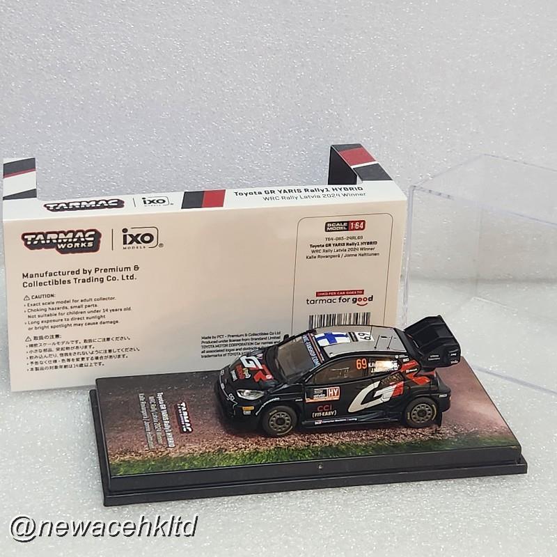 1/64 Tarmac Works Toyota GR Yaris Rally1 Hybrid Rally Latvia Winner (2024) [T64-085-24RL69]
