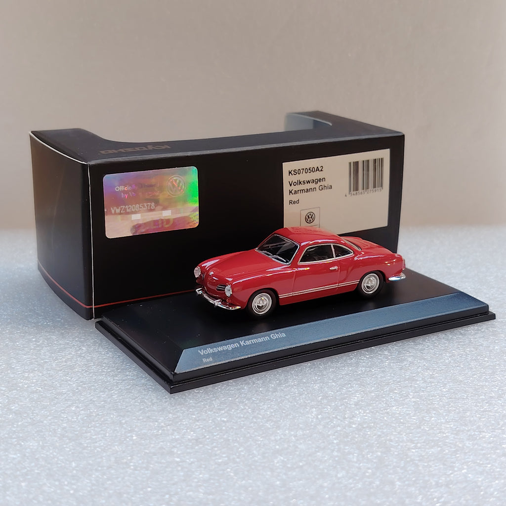 KYOSHO 1/64scale VW Karmann Ghia 1955 RED [No.KS07050A2]
