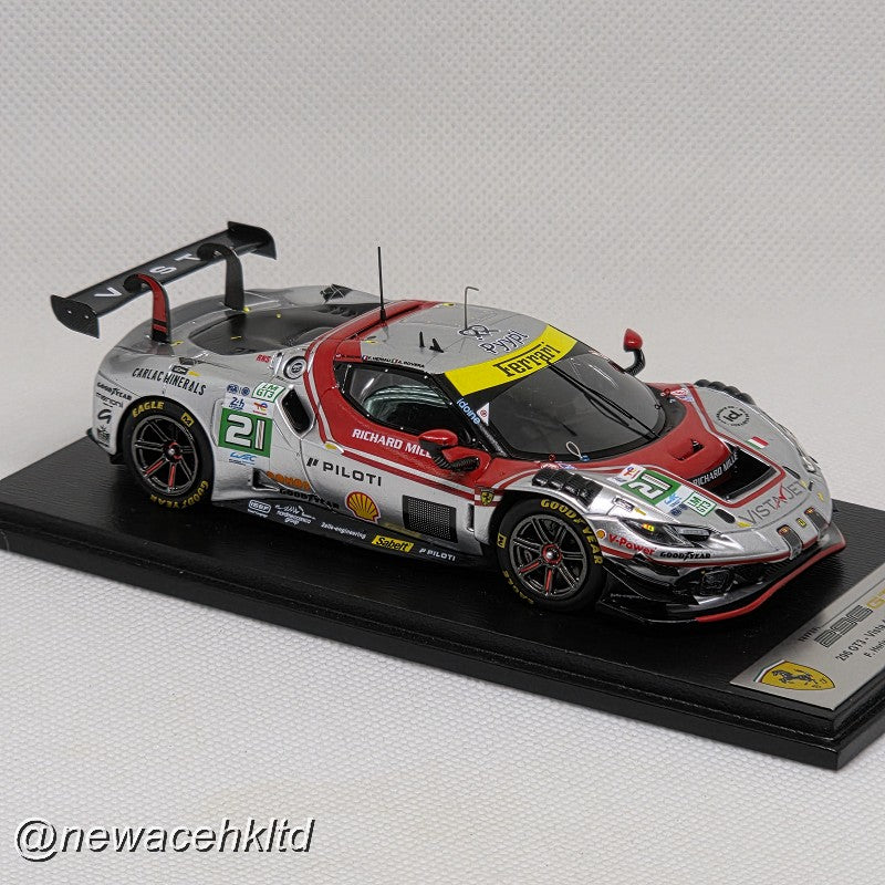 Ferrari 296 LMGT3 No.21 VISTA AF CORSE Le Mans 24H 2025 2nd Place F. Heriau - S. Mann - A. Rovera # Looksmart Models 1/43 #LSLM193