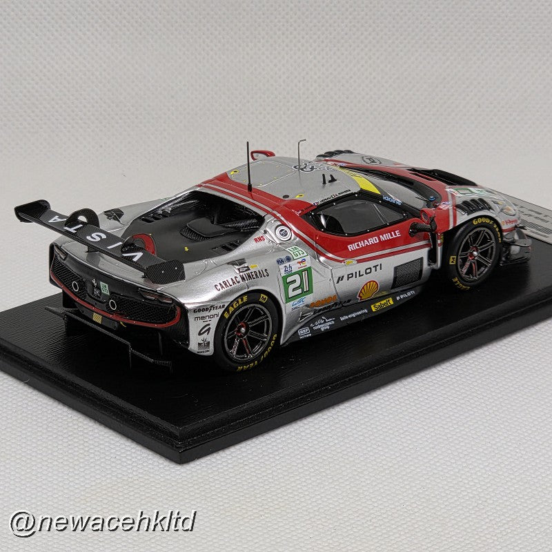 Ferrari 296 LMGT3 No.21 VISTA AF CORSE Le Mans 24H 2025 2nd Place F. Heriau - S. Mann - A. Rovera # Looksmart Models 1/43 #LSLM193