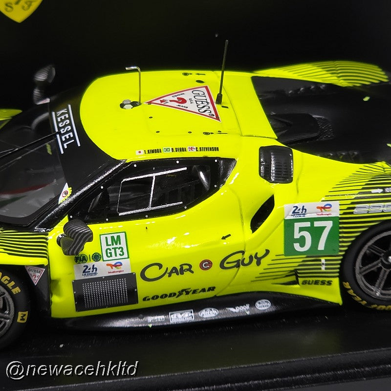 Ferrari 296 LMGT3 No.57 KESSEL RACING Le Mans 24H 2025 T. Kimura - D. Serra # Looksmart Models 1/43 #LSLM195