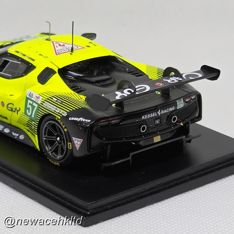 Ferrari 296 LMGT3 No.57 KESSEL RACING Le Mans 24H 2025 T. Kimura - D. Serra # Looksmart Models 1/43 #LSLM195