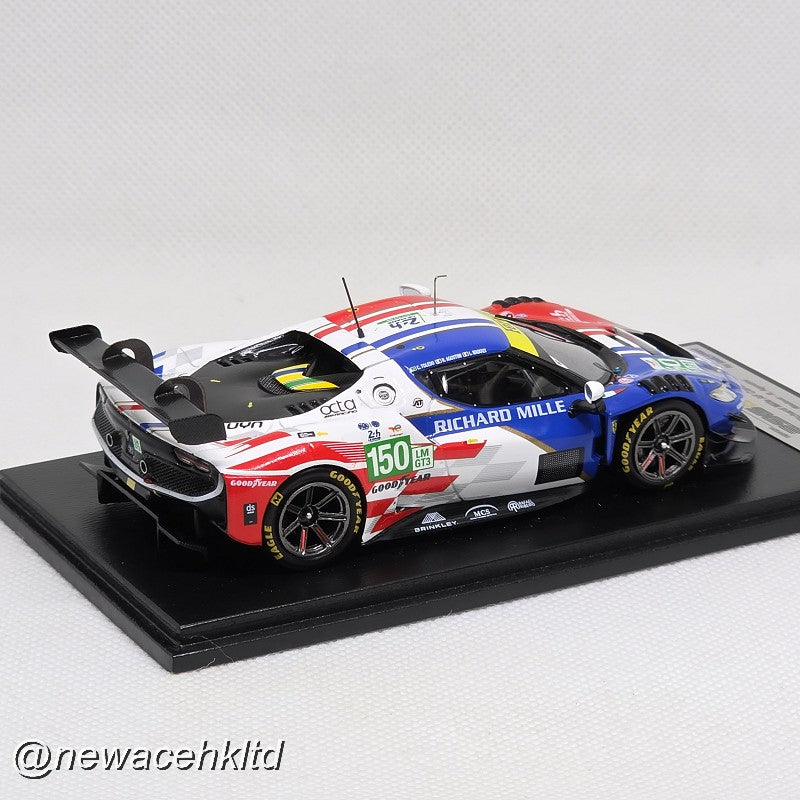 Ferrari 296 LMGT3 No.150 RICHARD MILLE AF CORSE Le Mans 24H 2025 C. Toledo - L. Wadoux - R. Agostini # Looksmart Models 1/43 #LSLM196