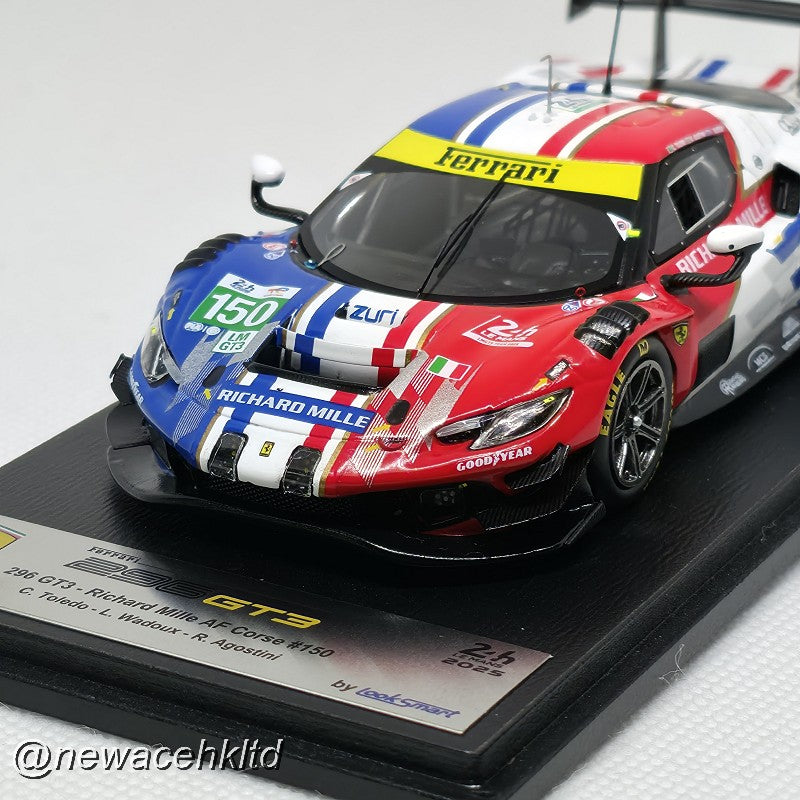 Ferrari 296 LMGT3 No.150 RICHARD MILLE AF CORSE Le Mans 24H 2025 C. Toledo - L. Wadoux - R. Agostini # Looksmart Models 1/43 #LSLM196