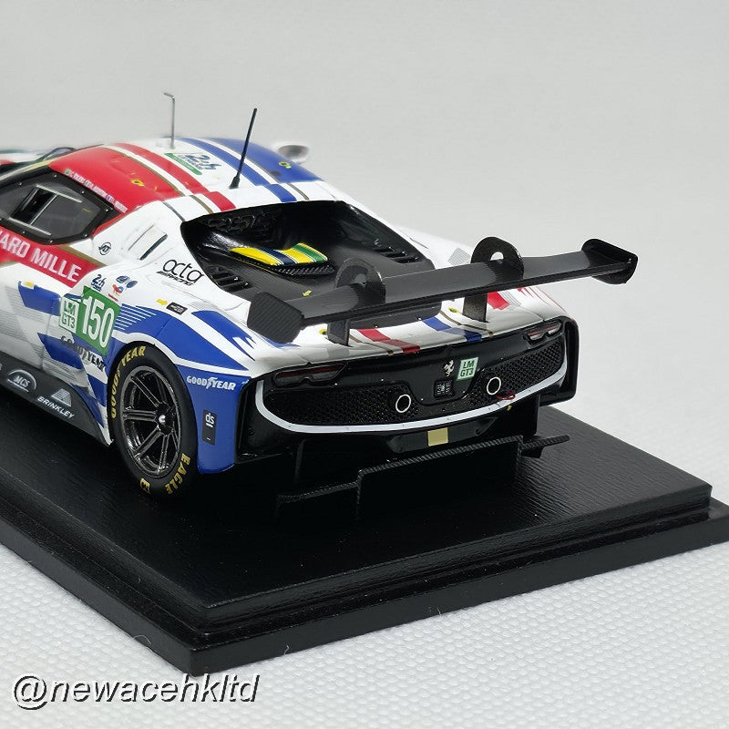 Ferrari 296 LMGT3 No.150 RICHARD MILLE AF CORSE Le Mans 24H 2025 C. Toledo - L. Wadoux - R. Agostini # Looksmart Models 1/43 #LSLM196
